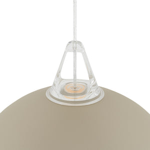 Scandinavian Colored Wide Metal Dome Kitchen Pendant Light