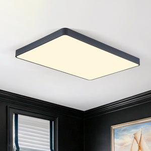 Minimalist Dimmable LED Rectangle Flush Mount Ceiling Light