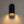 IP54 Minimalist Black 1-Light Iron Tube Outdoor Wall Lamp