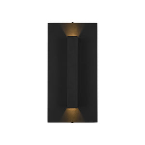 IP54 Up and Down Black Linear Tube LED Outdoor Wall Lamp