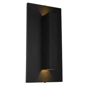 IP54 Up and Down Black Linear Tube LED Outdoor Wall Lamp