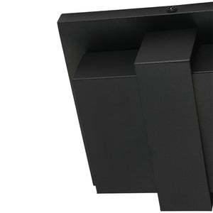 IP54 Up and Down Black Square LED Outdoor Wall Light