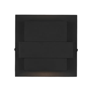 IP54 Up and Down Black Square LED Outdoor Wall Light