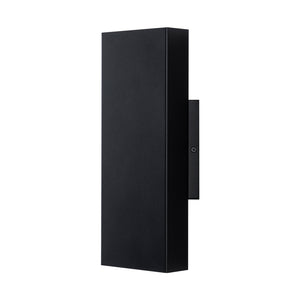 IP54 Up and Down Black Square Tube LED Outdoor Wall Lamp
