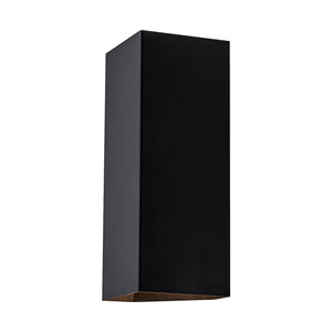 IP54 Up and Down Black Square Tube LED Outdoor Wall Lamp