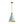Load image into Gallery viewer, Macaron Brass Baby Blue 1-Light Iron Conical Kitchen Pendant
