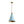 Load image into Gallery viewer, Macaron Brass Baby Blue 1-Light Iron Conical Kitchen Pendant
