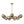 Mid-Century 12-Light Smoked Glass Globe Tiered Sputnik Chandelier