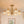 Glam Brass Faceted Crystal 6-Light Semi Flush Chandelier