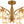 Glam Brass Faceted Crystal 6-Light Semi Flush Chandelier