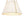 Mid-Century Brass White Fabric Conical Lantern Chandelier