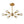 Load image into Gallery viewer, Mid-Century Modern 6-Light Brass Sputnik Ceiling Light
