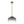 Modern 1-Light Gradient Grey Hammered Glass Round Drum Pendant