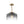 Modern 1-Light Gradient Grey Hammered Glass Round Drum Pendant