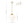 Modern Brass 1-light Shine Opal Glass Globe Kitchen Pendant