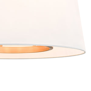 Modern Candle Style Fabric Wide Drum Cage Pendant Light