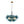 Load image into Gallery viewer, Modern Cluster Gradual Blue Glass Globe Bubble Chandelier
