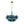 Load image into Gallery viewer, Modern Cluster Gradual Blue Glass Globe Bubble Chandelier
