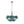 Load image into Gallery viewer, Modern Cluster Gradual Blue Glass Globe Bubble Chandelier
