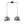 Modern Polished Gradual Smoked Glass Globe 2-Light Pendant