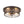 Water Hammered Glass Round Flush Mount Ceiling Light