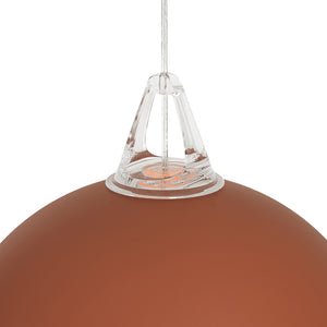 Scandinavian Colored Wide Metal Dome Kitchen Pendant Light