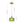 Scandinavian 1-Light Fluted Glass Round Drum Kitchen Pendant