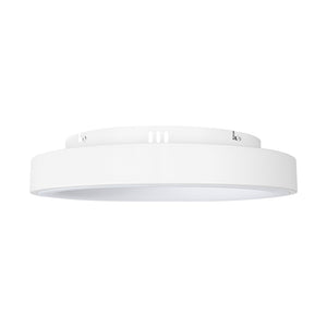 Scandinavian Dimmable LED Round Halo Flush Mount Light