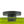 Scandinavian Lime Green Glass Round Drum Semi Flush Mount