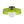 Scandinavian Lime Green Glass Round Drum Semi Flush Mount