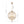 Sculptural Glam 6-Light Distressed Gold Crystal Orb Chandelier