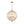 Sculptural Glam 6-Light Distressed Gold Crystal Orb Chandelier