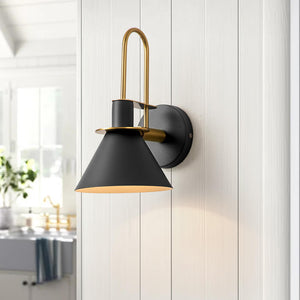Single Cone Mid-century Wall Light Wall Sconce