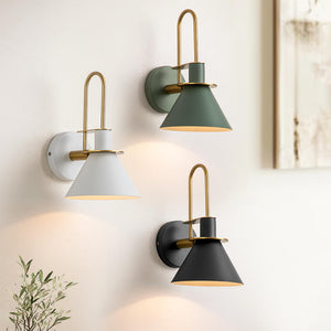 Single Cone Mid-century Wall Light Wall Sconce