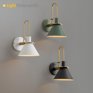 Single Cone Mid-century Wall Light Wall Sconce