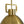 Vintage 1-Light Aged Brass Metal Bell Dome Pendant