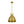 Vintage 1-Light Aged Brass Metal Bell Dome Pendant