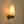 Vintage 1-Light Walnut Accented Fabric Conical Vanity Wall Sconce