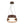 Violin Style 5CCT Dimmable LED Walnut Grain Pendant Light