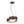 Violin Style 5CCT Dimmable LED Walnut Grain Pendant Light