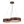 Violin Style 5CCT Dimmable LED Walnut Grain Pendant Light