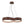 Violin Style 5CCT Dimmable LED Walnut Grain Pendant Light