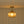 LightFixturesUSA-1-Light Amber Ribbed Glass Round Semi Flush Mount-Ceiling Light-Amber Glass-