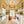 LightFixturesUSA-1-Light Amber Ribbed Glass Round Semi Flush Mount-Ceiling Light-Amber Glass-