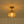 LightFixturesUSA-1-Light Amber Ribbed Glass Round Semi Flush Mount-Ceiling Light-Amber Glass-