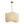 LightFixturesUSA - 1 - Light Beige Woven Thread Wavy Drum Cage Chandelier - Chandelier - Beige - 
