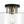 Load image into Gallery viewer, LightFixturesUSA - 1 - Light Black Brass Clear Glass Drum Semi Flush Mount - Ceiling Light - 11.8 in - 
