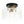 Load image into Gallery viewer, LightFixturesUSA - 1 - Light Black Brass Clear Glass Drum Semi Flush Mount - Ceiling Light - 11.8 in - 

