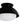 LightFixturesUSA - 1 - Light Black Dome Frosted Glass Shade Semi Flush Mount - Ceiling Light - Black - 