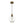LightFixturesUSA - 1 - Light Corded Seeded Glass Globe Kitchen Pendant Light - Pendant Light - Brass - 